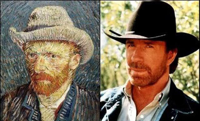 5. Chuck Norris and Vincent VanGogh.