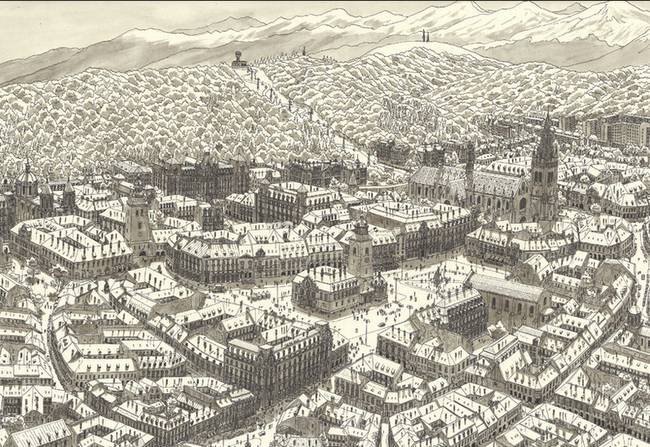 <i>City at the Foot of the Mountains</i>