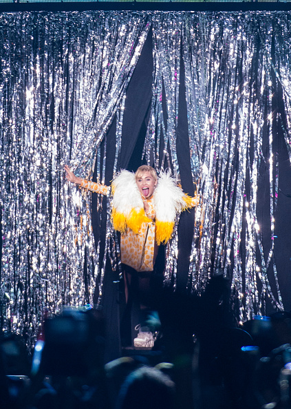 Miley Cyrus is a champion cheerleader.