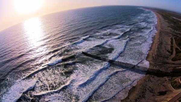 30.) The border between Tijuana and San Diego (San Diego, California).