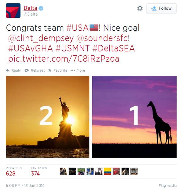 That time Delta thought there were giraffes in Ghana. (Full disclosure: I kinda did too...)