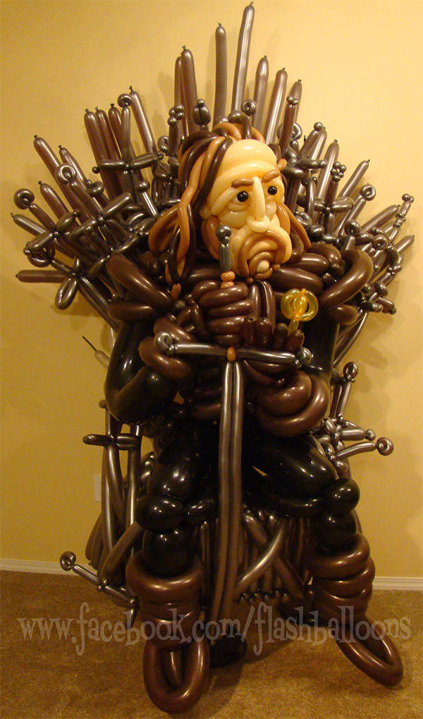 Ned Stark And The Iron Throne.