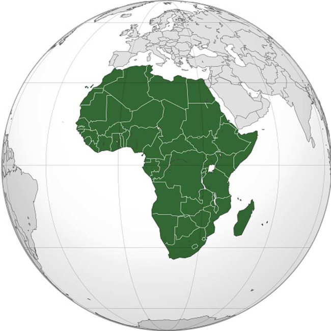 1.) Spread across the vast area of Africa, are 54 independent countries.