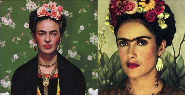 Salma Hayek as Frida Kahlo in <i>Frida</i>