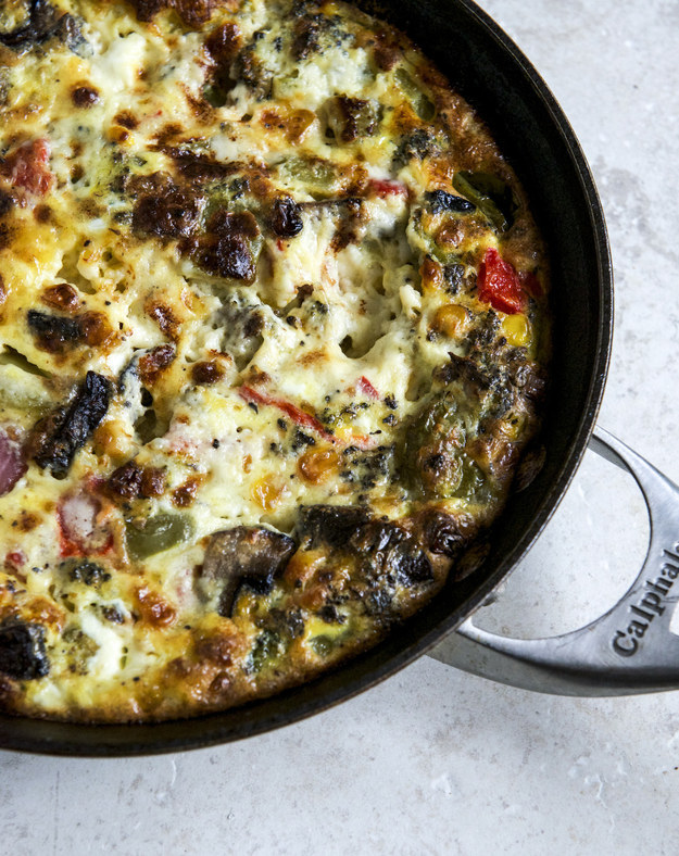 11.) <a href="https://buzzfeed.com/christinebyrne/roasted-vegetable-queso-frittata" target="_blank">Roasted Vegetable Queso Frittata</a>