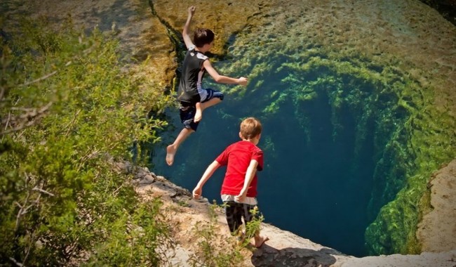 9. Jacob’s Well (Wimberly, Texas)