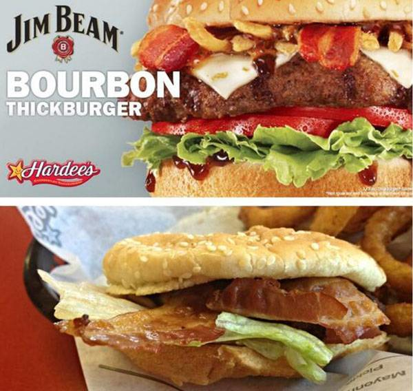 5.) Jim Beam Bourbon Thickburger
