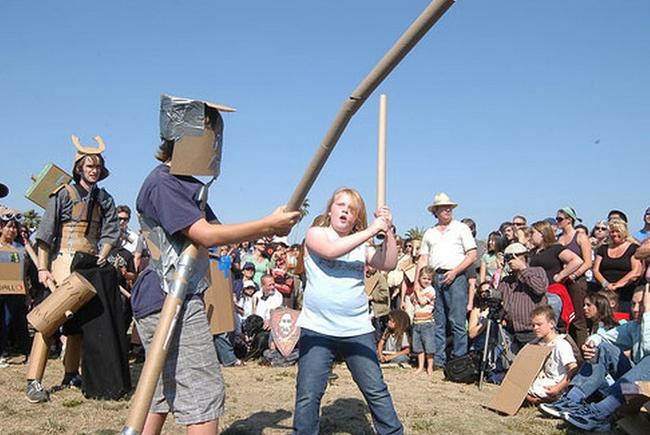 11.) Cardboard Tube Fighting: Well so, you get a cardboard tube and you beat up other nerds up with it. The sport is surprisingly organized with the Cardboard Fighting League sponsoring games all over the Northwest.