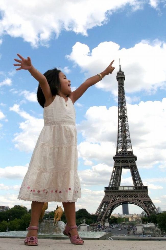 26.) On her tip toes. - Paris, France