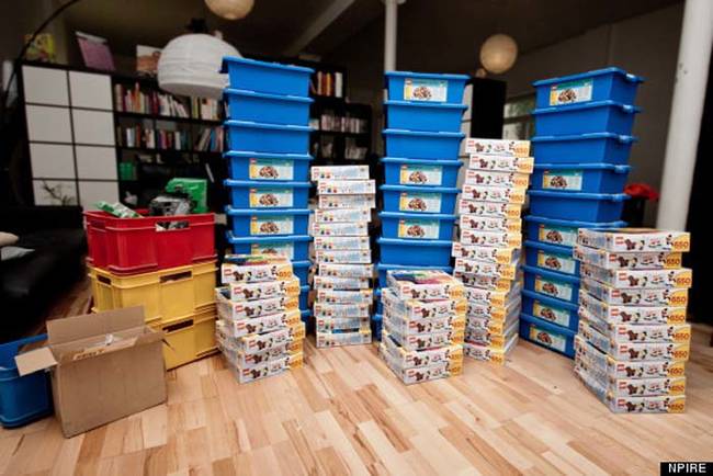 That's a TON of Lego bricks.