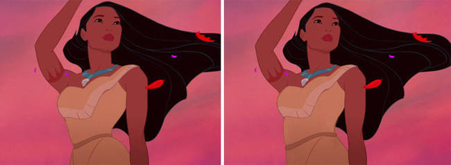 Looks like Pocahontas was ahead of her time in terms of waistlines.