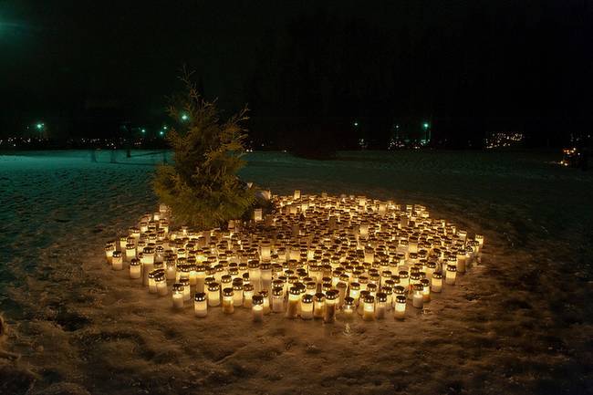 Every cemetery has an area like this meant to honor relatives' graves who can't easily be visited.