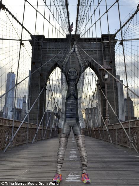 The Brooklyn Bridge.