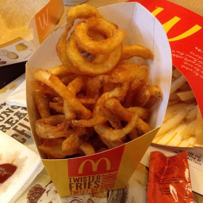 10.) Twister Fries - McDonald's (Philippines)