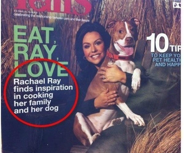 26.) Rachael Ray, I always knew you were a monster.