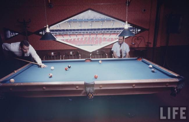 6. The billiards room.