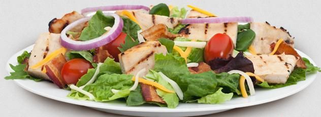 Burger King Tender Grilled Chicken Garden Salad - 300 Calories, 16g of Fat, 33g of Protein.