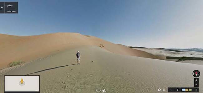 Because the pictures are taken from the vantage of a camel, you can get a sense of how it is to travel through the desert traditionally.