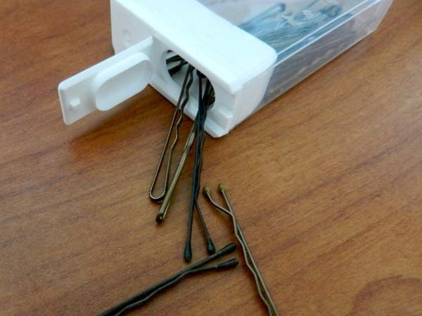 23.) Stick your bobby pins in an old Tic Tac case to keep them from spilling everywhere in your makeup case.