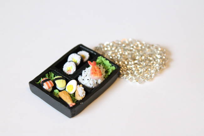 This tiny bento box must have taken hours to put together!