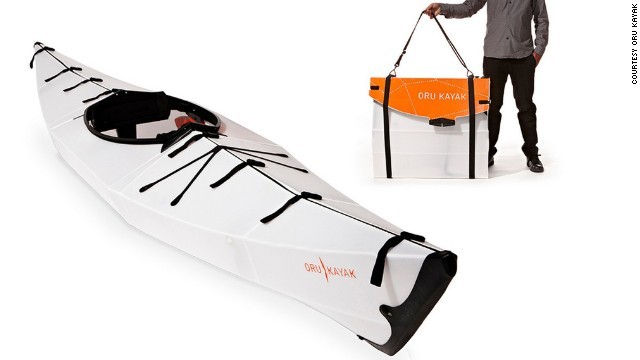 1. The Oru Kayak, folds up in five minutes!