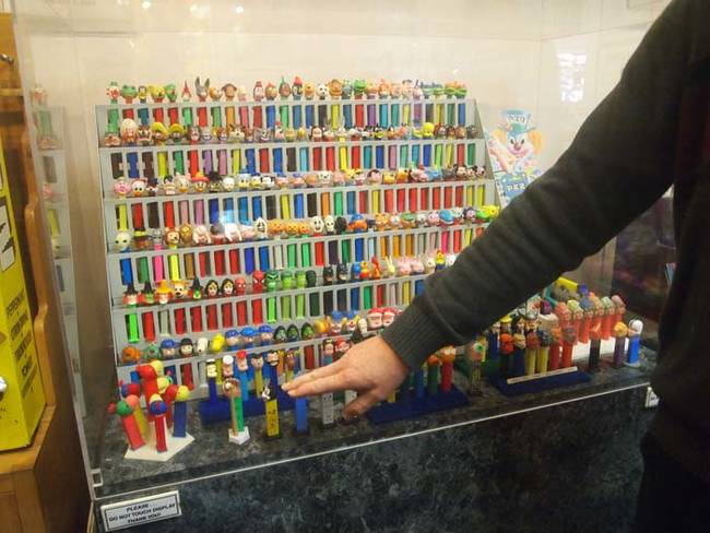 1.) The Pez Museum.