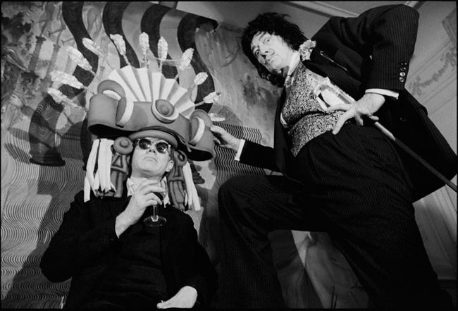 33. Andy Warhol and Salvador Dalí