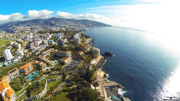 34.) The city of Funchal (Madeira Island, Portugal).