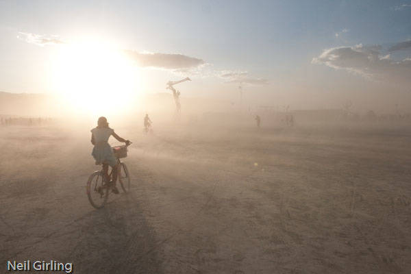 Get lost in the desert.