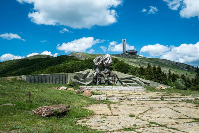 Area outside Buzludzha, Bulgari.