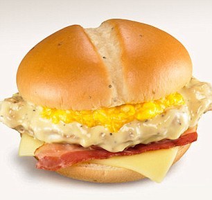 4. Also in Japan, the Cheese Fondue Chicken Burger.