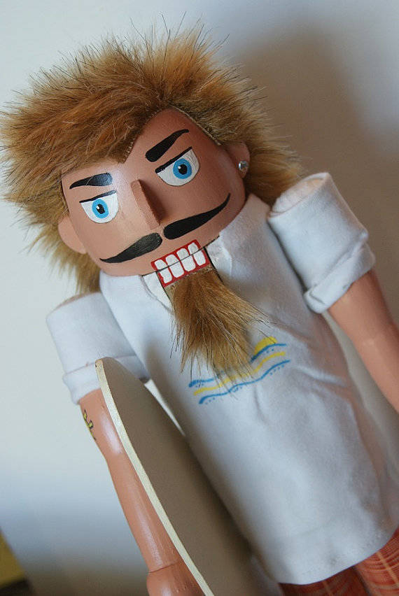 This nutcracker is terrifying only because he probably talks a lot about chill wave music.