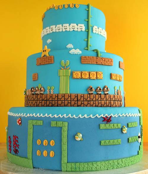 18.) Super Mario Bros. - for all of your gaming cake needs