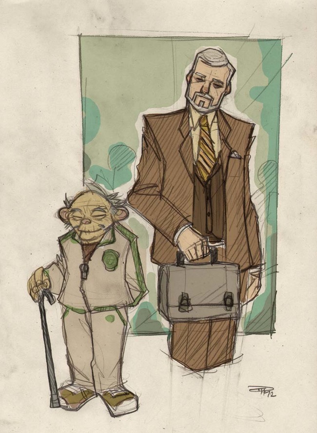 Professors Yoda and Kenobi