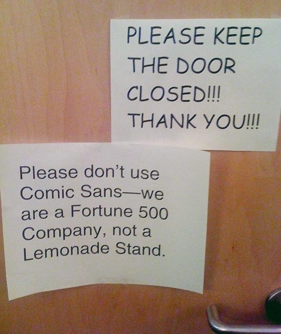 21.) I don't understand the comic sans hate, but some people are also psychos.