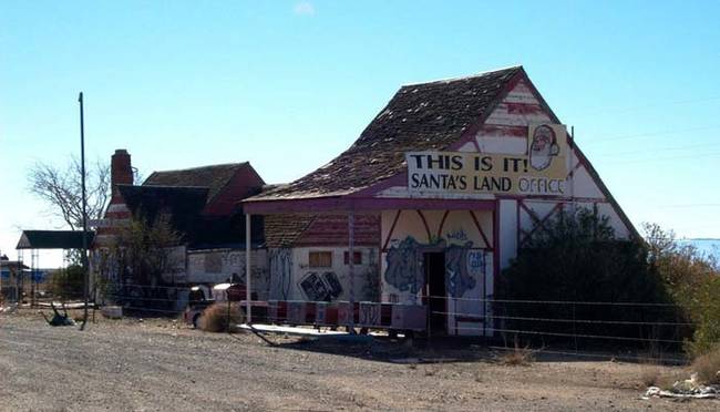 Sadly, because of falling profits, Talbot and her husband sold Santa Claus in 1949 and moved on to other investments. You can still visit the town and see its decaying, Christmas themed ruins.