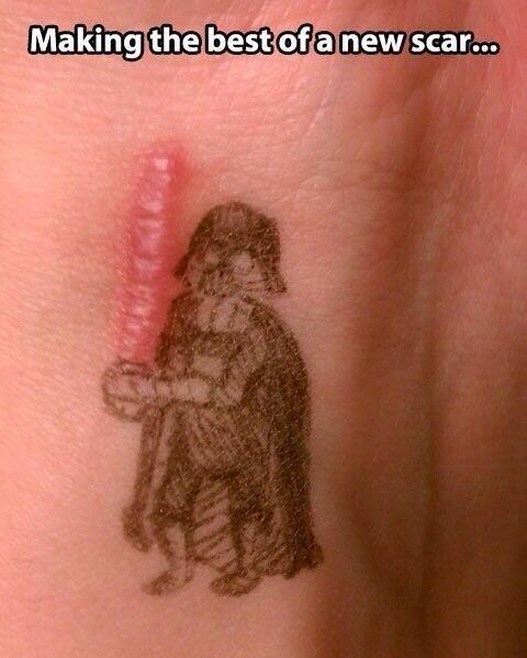 1.) Best scar, ever?