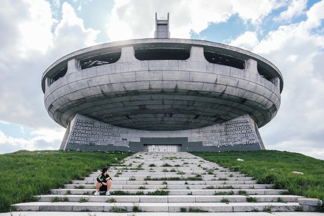 Buzludzha Communist Party Headquarters, Bulgaria.