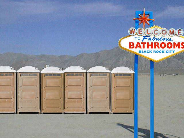 5.) Enjoy the Port-a-potties!