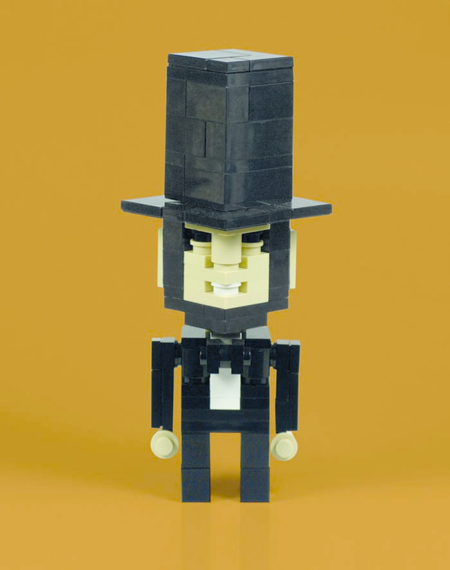 12.) Lego Abe Lincoln.