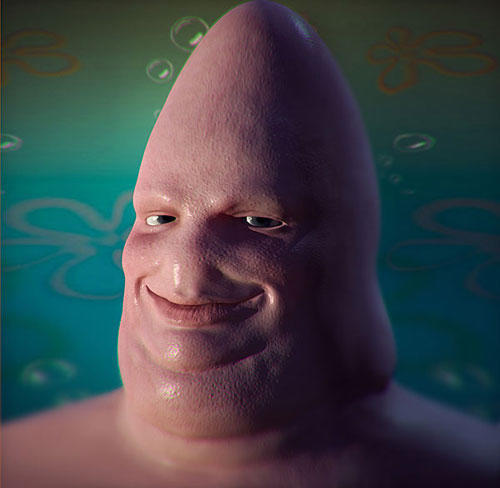 1. Patrick Star, "Spongebob Squarepants"