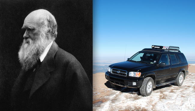 8.) Charles Darwin - Nissan Pathfinder