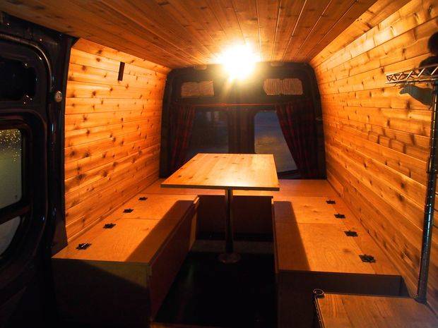 All-In-One Camping Van
 