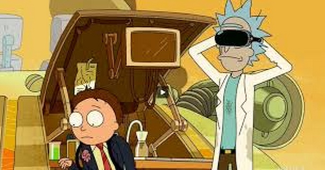 5.) Inter-Dimension Goggles: These work kinda like those old view master except Rick (from Rick And Morty) invented them so that one can view alternate realities of oneself. For example, There was a reality where Morty's dad was famous and had an appearance on Letterman.