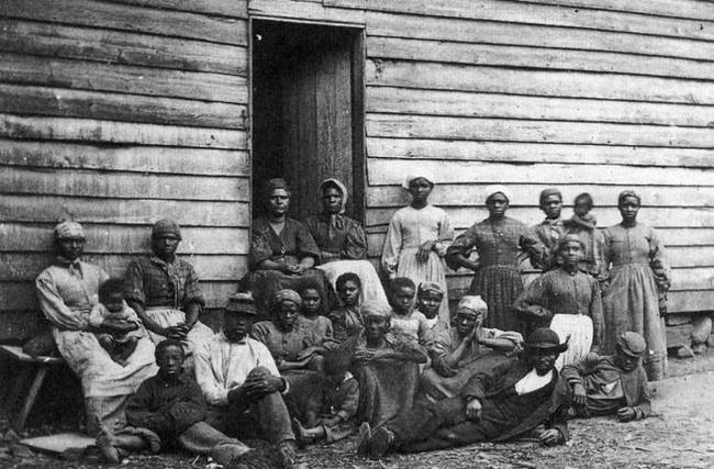 Once sold to a household or plantation, those who were enslaved were subjected to terrible conditions - living in small cabins with many other slaves and working long hours in the hot sun.