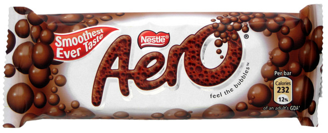 3.) Much like futbol and free healthcare, Aero chocolate bars are popular pretty much everywhere but the United States.