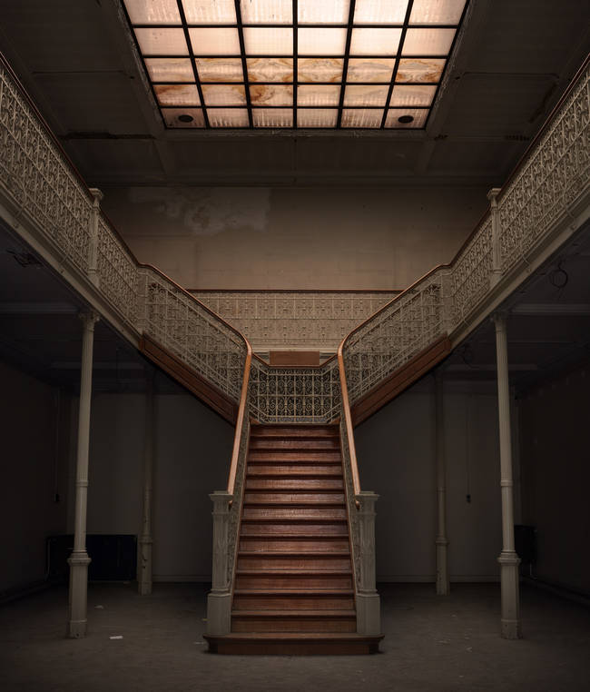 A staircase