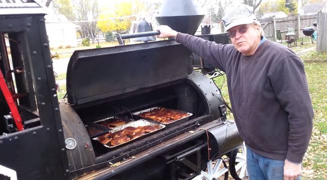 And here's where the meat cooking magic happens.