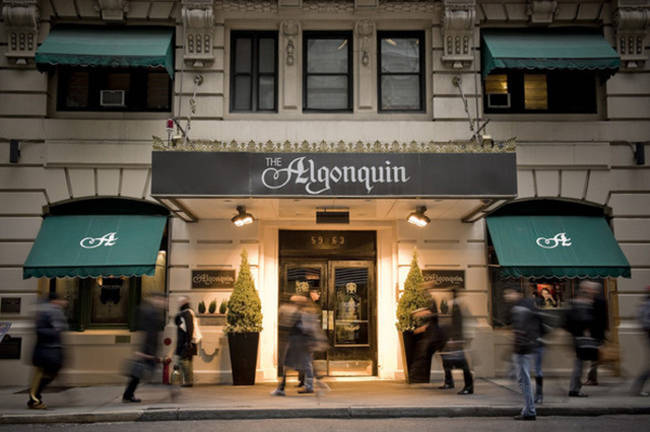 9.) The Algonquin in New York City, NY