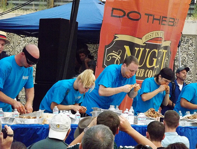 17.) Rib Nugget Eating Contest.